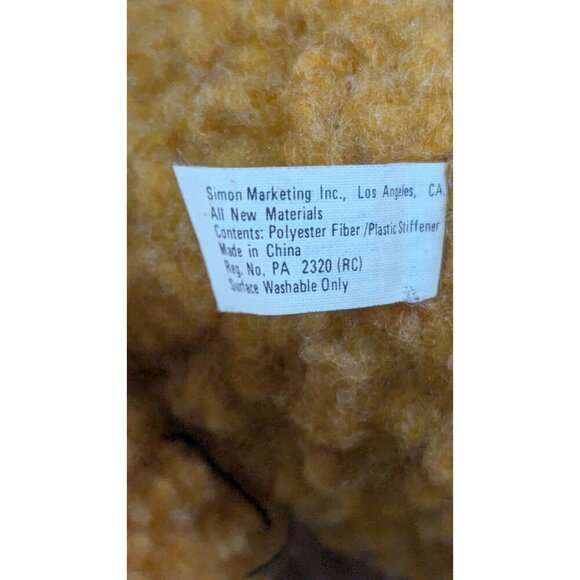 1987 Baby Fozzie Bear Plush Doll Henson Associates 9" Red Hat & Scarf - Picture 7 of 8